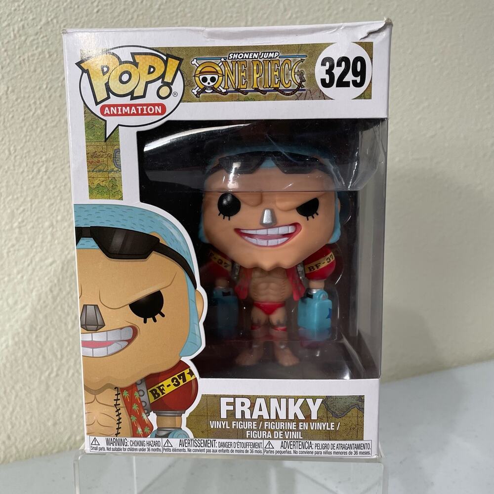 Funko Pop 2017 Franky 329 Silver Nose One Piece Animation JJL171213 1st Release